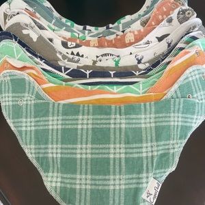 12 infant bandana bibs
